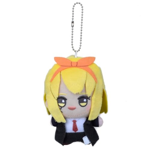 Sonsoke Mash Burnedead Lance Crown Anime Figur Plüsch Schlüsselanhänger Merch Cosplay Plüsch Anhänger Puppe Plüsch Kissen für Halloween Dekorationen 10cm (10cm (Zitronen Ivan) von Sonsoke