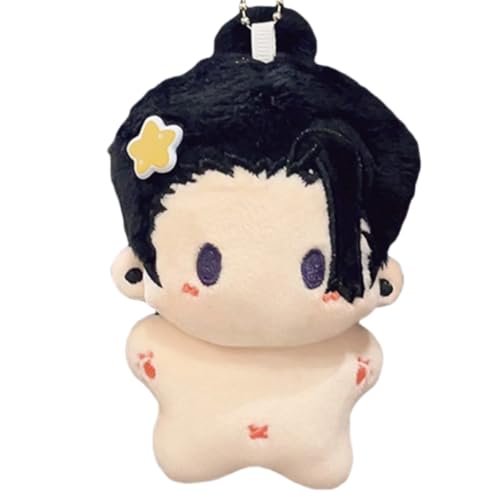 Sonsoke Satoru Gojo Geto Suguru Anime Figur Plüsch Schlüsselanhänger Merch Cosplay Plüsch Anhänger Puppe Plüsch Kissen für Halloween Dekorationen 10cm (Geto Suguru 3) von Sonsoke