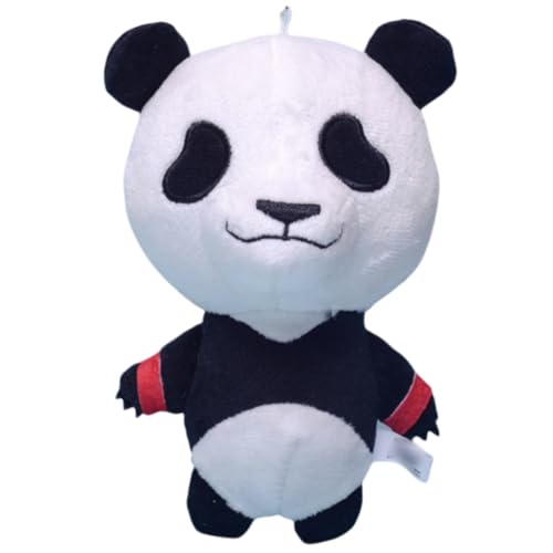 Sonsoke Satoru Gojo Geto Suguru Anime Figur Plüsch Schlüsselanhänger Merch Cosplay Plüsch Anhänger Puppe Plüsch Kissen für Halloween Dekorationen 10cm (Panda) von Sonsoke