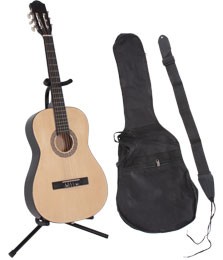 Gitarre mit Tasche und Gurt von Sonstige