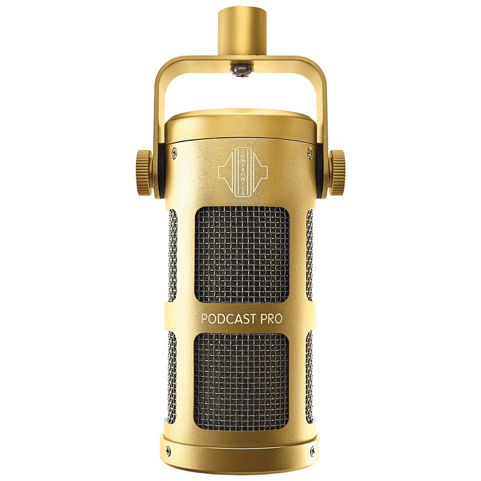 Sontronics Podcast Pro gold Vokalmikrofon von Sontronics