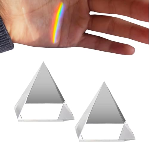 Prisma, Sonwaha 20MM K9 Polyedrische Prisma Kristall Glaskugel Fotografie Prism Sonnenfänger Kristall Suncatcher Glasprisma Physik Gadgets für Sonnenlicht Spektrum und Regenbogen Effekt (Polyedrische) von Sonwaha