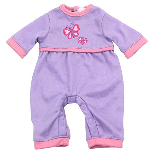 Sophia's Langarm bestickter Schmetterling Einteiler Body für 38.1 cm Puppen, Lavendel von Sophia's