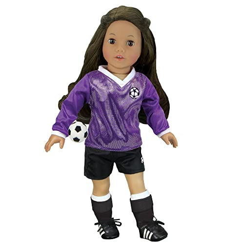 Sophias by Teamson Kids Doll Soccer-Outfit 6-teilige Set mit Ball für 18 "Puppen von Sophia's