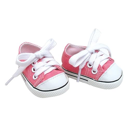 Sophias by Teamson Kids Light Pink Canvas Sneaker Schuh mit Schnürsenkel für 18 "Puppen Sophias by Teamson Kids Light Pink Canvas Sneaker Schuh mit Schnürsenkel für 18 "Puppen von Sophia's