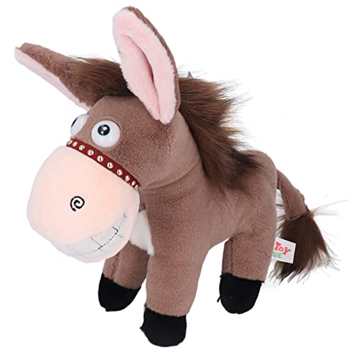 Sorandy The Donkey Plüschtier, Vivid Esel Kuscheltier Spielzeug Niedlich Weich Bequem Vivid Esel Plüschtier Kuscheltier Esel Plüsch Mini Esel Plüschtiere für Kinder Jungen Mädchen über 3(Braun) von Sorandy