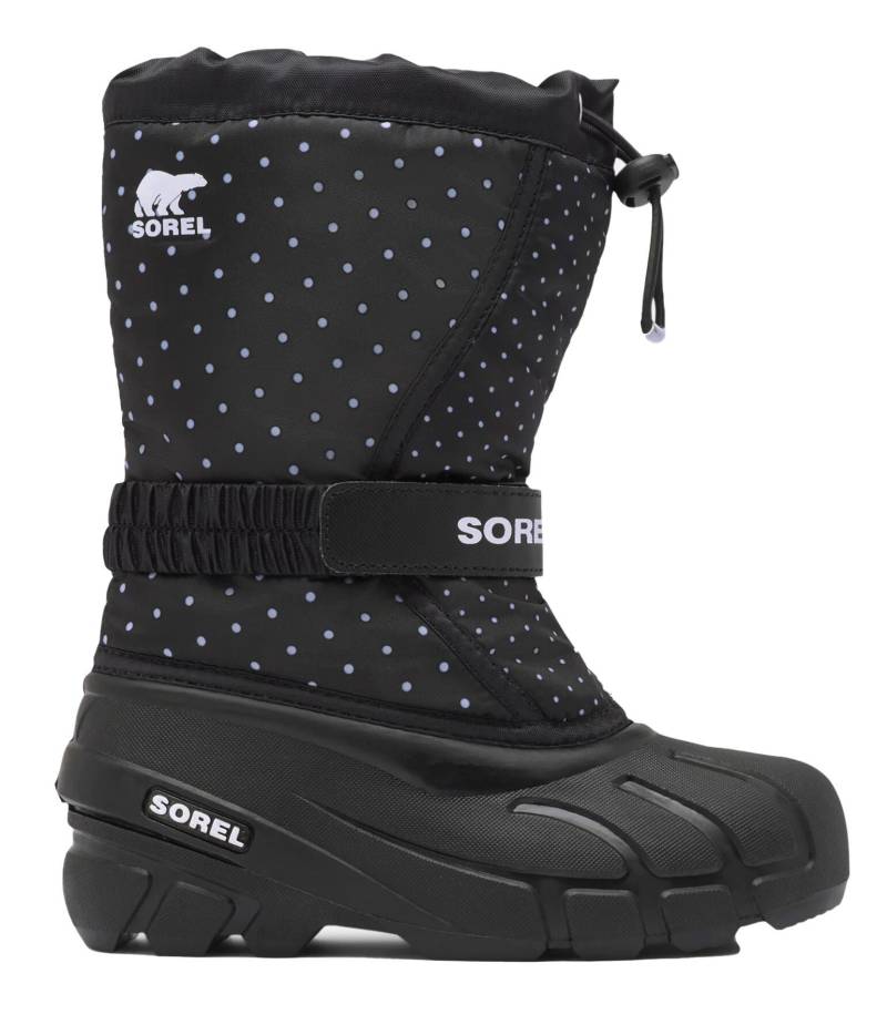 Sorel Youth Flurry Print Winterstiefel, Black, 32 von Sorel