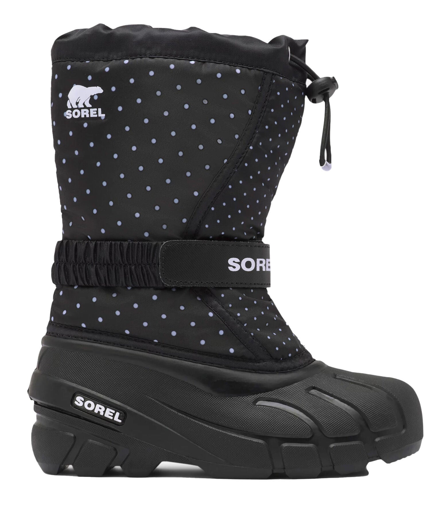 Sorel Youth Flurry Print Winterstiefel, Black, 34 von Sorel