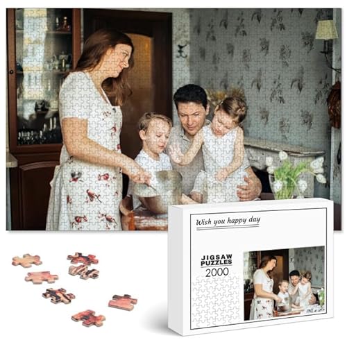 Foto-Puzzle 35-3000 Teile mit Eigenem Foto Bedrucken Puzzle Selber Gestalten Gestalte Dein Individuelles Fotopuzzle für Geburtstage, Muttertag, Valentinstag & Hochzeiten von SosnSusn