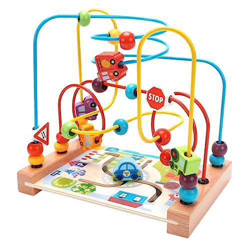 Sosoport Holz Labyrinth Spielzeug für Kinder Intelligenzperlenspiel Montessori Lernspielzeug Pädagogisches Beschäftigungsbrett Sensorisches Spielzeug Sosoport Holz Labyrinth Spielzeug für Kinder Intelligenzperlenspiel Montessori Lernspielzeug Pädagogisches Beschäftigungsbrett Sensorisches Spielzeug von Sosoport