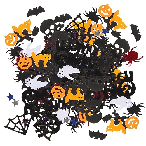 Sosoport 1 Packung Halloween Dekoration Konfetti Halloween Party Konfetti Tischkonfetti Halloween Streudeko Halloween Spinnenkonfetti Dekostreudeko Kürbiskonfetti Festivalkonfetti Pvc von Sosoport