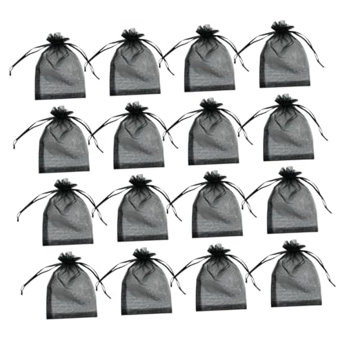Sosoport 100 Stück Schwarze Perlengaze beutel Geschenkbeutel mit Zugband Vielseitige Aufbewahrungstasche für Hochzeitsmandeln Schmuck und Party geschenke Leicht und Kompakt Sosoport 100 Stück Schwarze Perlengaze beutel Geschenkbeutel mit Zugband Vielseitige Aufbewahrungstasche für Hochzeitsmandeln Schmuck und Party geschenke Leicht und Kompakt von Sosoport