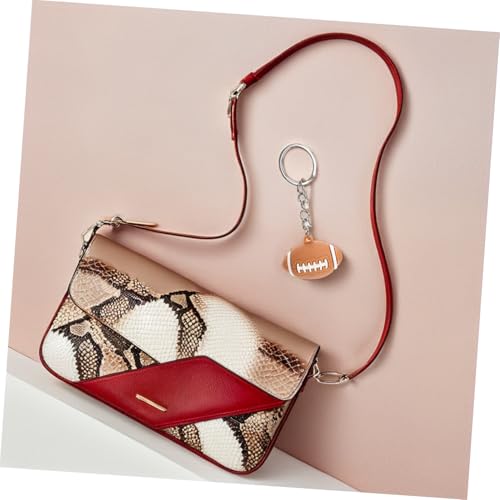 Sosoport 15 Stück Teiliges Rugby-Schlüsselanhänger - Langlebige Sportkugel-Schlüsselringe Robuste Anhänger für Rucksack Autoschlüssel Rugby-Motto-Partygeschenke Sosoport 15 Stück Teiliges Rugby-Schlüsselanhänger - Langlebige Sportkugel-Schlüsselringe Robuste Anhänger für Rucksack Autoschlüssel Rugby-Motto-Partygeschenke von Sosoport