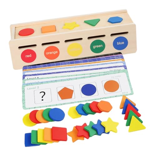 Sosoport Holz Spielzeug Satz für Kleinkinder Sensorisches Lernspielzeug zur Farberkennung und Formzuordnung Pädagogisches Spielzeug für Babys zur Feinmotorik und Hand Augen Koordination Sosoport Holz Spielzeug Satz für Kleinkinder Sensorisches Lernspielzeug zur Farberkennung und Formzuordnung Pädagogisches Spielzeug für Babys zur Feinmotorik und Hand Augen Koordination von Sosoport