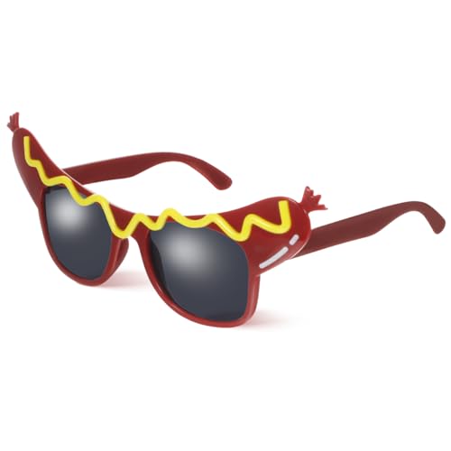 Sosoport 2 Hot-dog-sonnenbrillen, Urkomische Hot-dog-kostümbrillen – Lustige Kostümbrillen für Tanzpartys, Maskeraden, Karneval, Cosplay Sosoport 2 Hot-dog-sonnenbrillen, Urkomische Hot-dog-kostümbrillen – Lustige Kostümbrillen für Tanzpartys, Maskeraden, Karneval, Cosplay von Sosoport