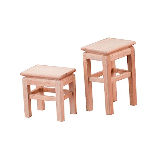 Sosoport 2 Pcs Puppe Dekoration Mini Kleine Sitz Miniatur Stuhl Figuren Holz Sosoport 2 Pcs Puppe Dekoration Mini Kleine Sitz Miniatur Stuhl Figuren Holz von Sosoport