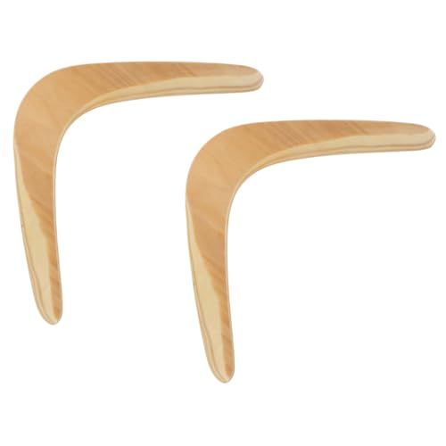 Sosoport 2 Stück Holz Boomerang für Outdoor Robuste Fliegende Scheiben mit Einfachem Design Leicht Bruchfest für Garten und Park Fördert Eltern Junge Mädchen aktivitäten Sosoport 2 Stück Holz Boomerang für Outdoor Robuste Fliegende Scheiben mit Einfachem Design Leicht Bruchfest für Garten und Park Fördert Eltern Junge Mädchen aktivitäten von Sosoport