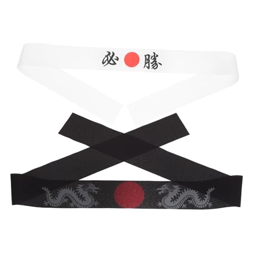 Sosoport 2 Stück Japanisches Ninja Stirnband Vielseitiges Koch Karate accessoire mit Traditionellem Samurai design Atmungsaktiv und Stylisch für Sushi Köchinnen Outdoor und Alltag Geeignet Sosoport 2 Stück Japanisches Ninja Stirnband Vielseitiges Koch Karate accessoire mit Traditionellem Samurai design Atmungsaktiv und Stylisch für Sushi Köchinnen Outdoor und Alltag Geeignet von Sosoport