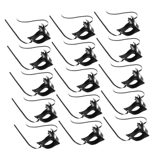 Sosoport 20 Stück Teiliges Masken Halbgesichts-masken aus Kunststoff für Halloween und Cosplay DIY Bastelmaterial für Party und Kostümveranstaltungen Sosoport 20 Stück Teiliges Masken Halbgesichts-masken aus Kunststoff für Halloween und Cosplay DIY Bastelmaterial für Party und Kostümveranstaltungen von Sosoport