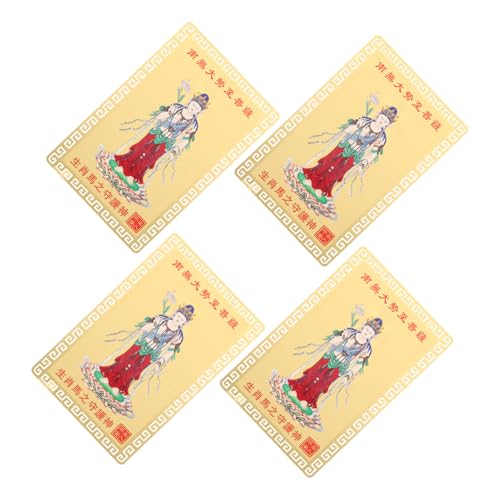 Sosoport 4 Stück Teiliges Kupfer Amulett Pferd Schutzkarte Traditionelles Chinesisches Feng Shui Dekor für Glück Wohlstand Tragbarer Schutz für Jahr Sosoport 4 Stück Teiliges Kupfer Amulett Pferd Schutzkarte Traditionelles Chinesisches Feng Shui Dekor für Glück Wohlstand Tragbarer Schutz für Jahr von Sosoport