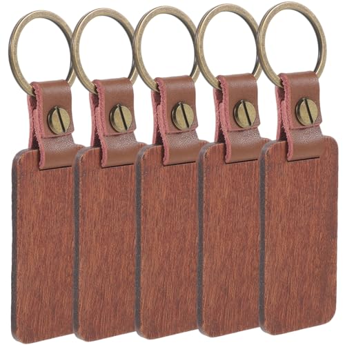 Sosoport 5 Stück Holz Schlüsselanhänger Blanko aus Robustem Holz zum Bemalen Gravieren DIY Schlüsselring Anhänger Personalisierbar für Kreative Geschenkideen Sosoport 5 Stück Holz Schlüsselanhänger Blanko aus Robustem Holz zum Bemalen Gravieren DIY Schlüsselring Anhänger Personalisierbar für Kreative Geschenkideen von Sosoport