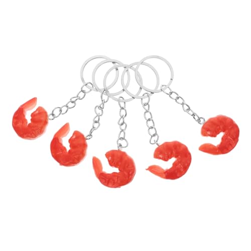 Sosoport 5 Stück Realistische Shrimp Schlüsselanhänger aus Robustem Material Lustige Imitation Garnelen für DIY Food Dekoration Interaktives für Frauen Taschen Autoschlüsselanhänger Sosoport 5 Stück Realistische Shrimp Schlüsselanhänger aus Robustem Material Lustige Imitation Garnelen für DIY Food Dekoration Interaktives für Frauen Taschen Autoschlüsselanhänger von Sosoport