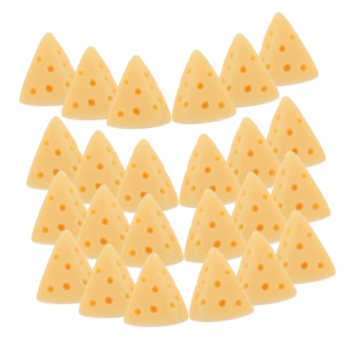 Sosoport 50 Stück Käsedekorationen Realistische Simulation von Käsekuchen für DIY Handwerk und Tischdekoration für Puppenhäuser und Fotografie Sosoport 50 Stück Käsedekorationen Realistische Simulation von Käsekuchen für DIY Handwerk und Tischdekoration für Puppenhäuser und Fotografie von Sosoport