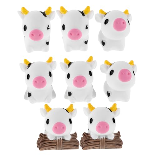 Sosoport 8 Stück Teiliges Miniatur Kuh Figuren aus Harz Niedliche Mini Kühe für Mooslandschaft DIY Terrarium und Garten Dekoration Attraktive Tischdeko für Zuhause und Büro Sosoport 8 Stück Teiliges Miniatur Kuh Figuren aus Harz Niedliche Mini Kühe für Mooslandschaft DIY Terrarium und Garten Dekoration Attraktive Tischdeko für Zuhause und Büro von Sosoport