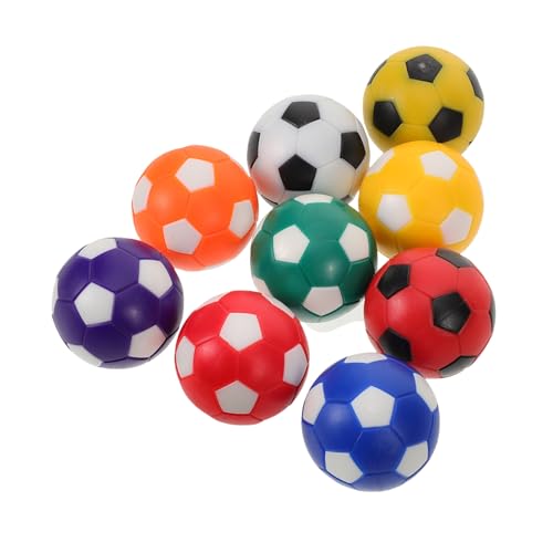 Sosoport 9st Kicker Zubehör Fußball-spielball Kickertischteil Kickerspielball Kickerbälle Ersetzen Tischfußballbälle Kleine Schwarze Und Weiße Fußbälle Zubehör Für Tischfußball Plastik von Sosoport