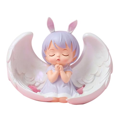 Sosoport Niedliches Resin Cake Ornament Schutzengel Deko Praying Angel Figur für Kuchen Cupcakes und Auto Kreative Handgefertigte Miniatur Verzierung für Geburtstagstorten und Sosoport Niedliches Resin Cake Ornament Schutzengel Deko Praying Angel Figur für Kuchen Cupcakes und Auto Kreative Handgefertigte Miniatur Verzierung für Geburtstagstorten und von Sosoport