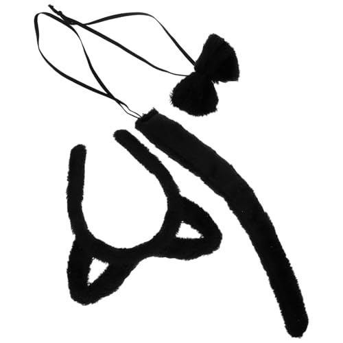 Sosoport Weiches Plüsch Katzenohren Haarband und Set Bequemes Stirnband für Gesichtsreinigung und Hautpflege Niedliches Cosplay Accessoire für Mädchen Schwarzes Atmungsaktives Katzenohren Sosoport Weiches Plüsch Katzenohren Haarband und Set Bequemes Stirnband für Gesichtsreinigung und Hautpflege Niedliches Cosplay Accessoire für Mädchen Schwarzes Atmungsaktives Katzenohren von Sosoport