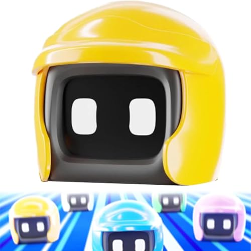 Poki Car Robot, Poki Driving Buddy, Poki Robot, Poki Interactive Robot, 2024 Your New Driving Buddy, Driving Interactive Robot, Packed with 50+ Animations and Sensors (Yellow) von Soumiey