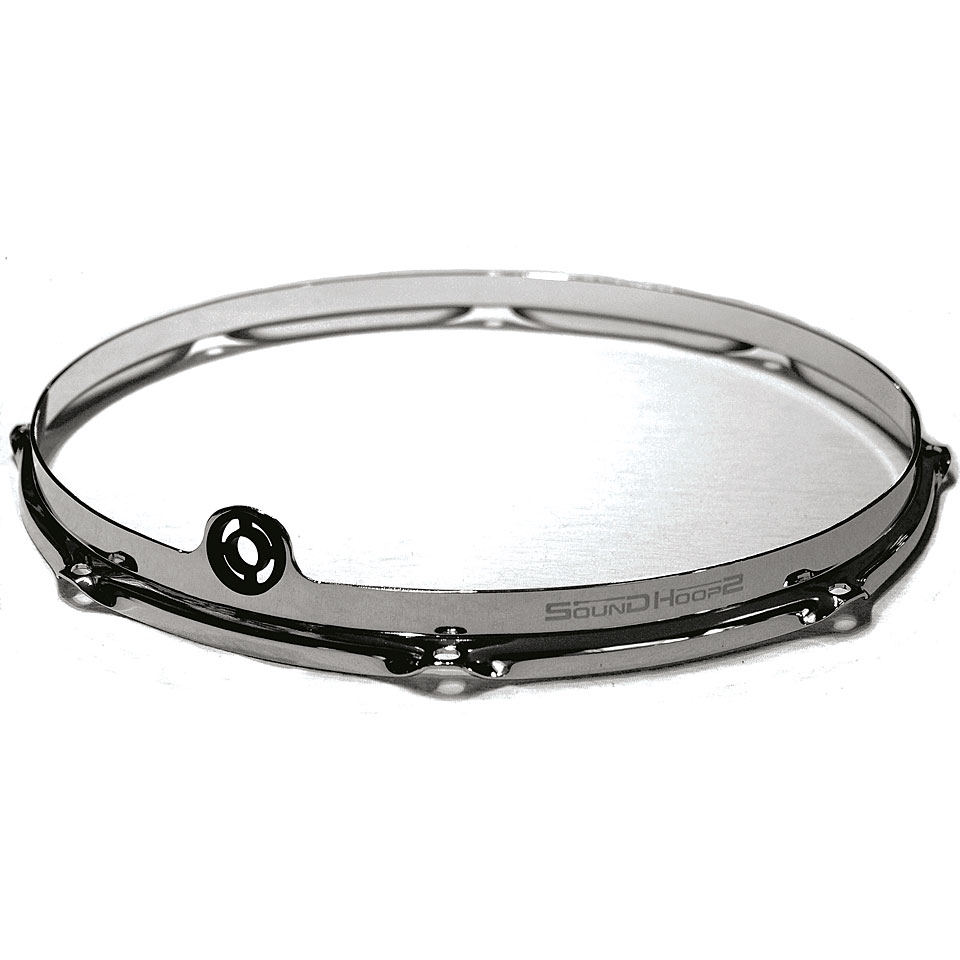 SoundHoops Pro 14" Chrome Tom / Floor Tom Hoop Chrome 8 Holes von SoundHoops