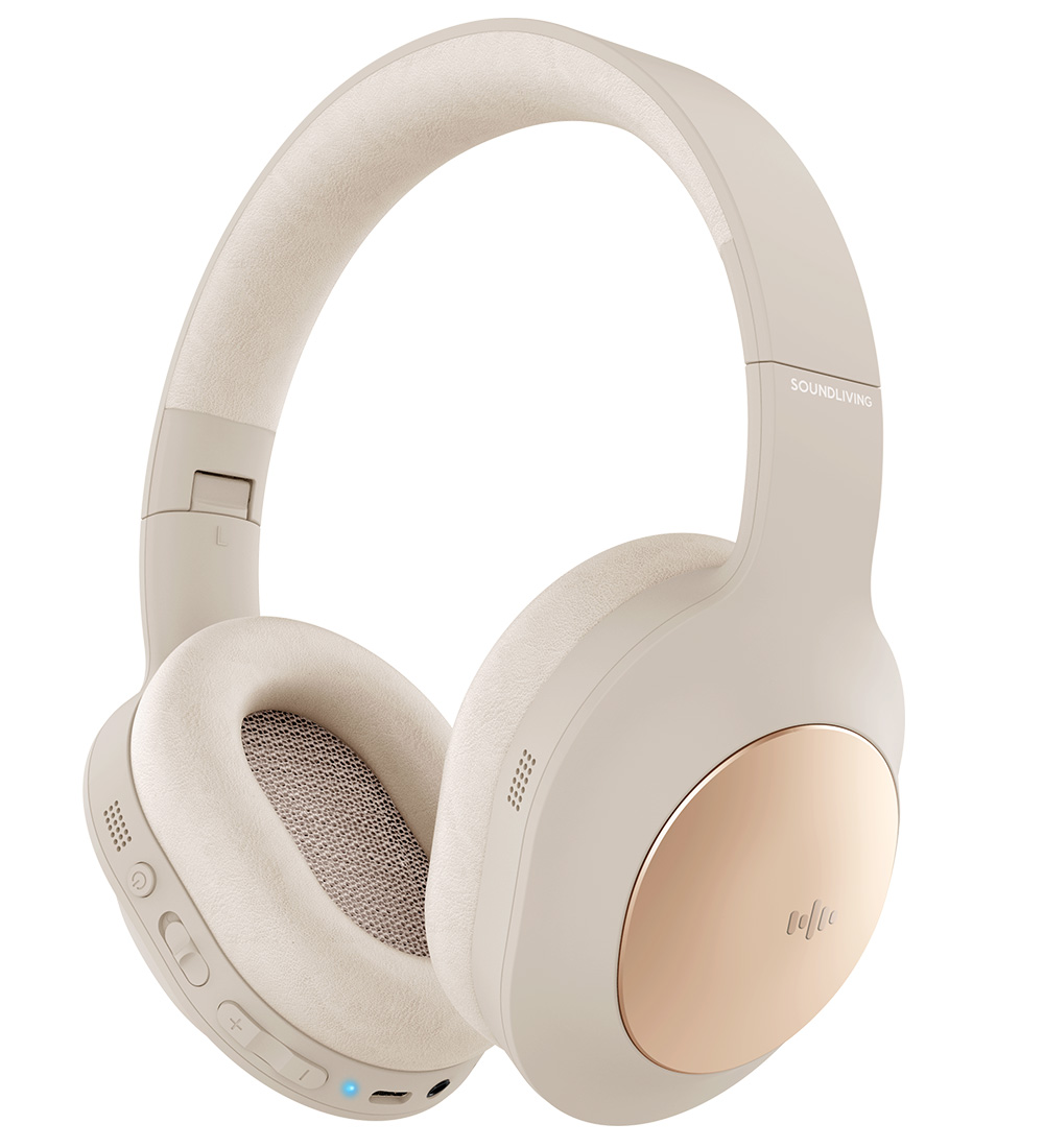 Soundliving Kopfhörer - Wave - Over-Ear - ANC - Beige - Soundliving - One Size - Kopfhörer Soundliving Kopfhörer - Wave - Over-Ear - ANC - Beige - Soundliving - One Size - Kopfhörer von Soundliving