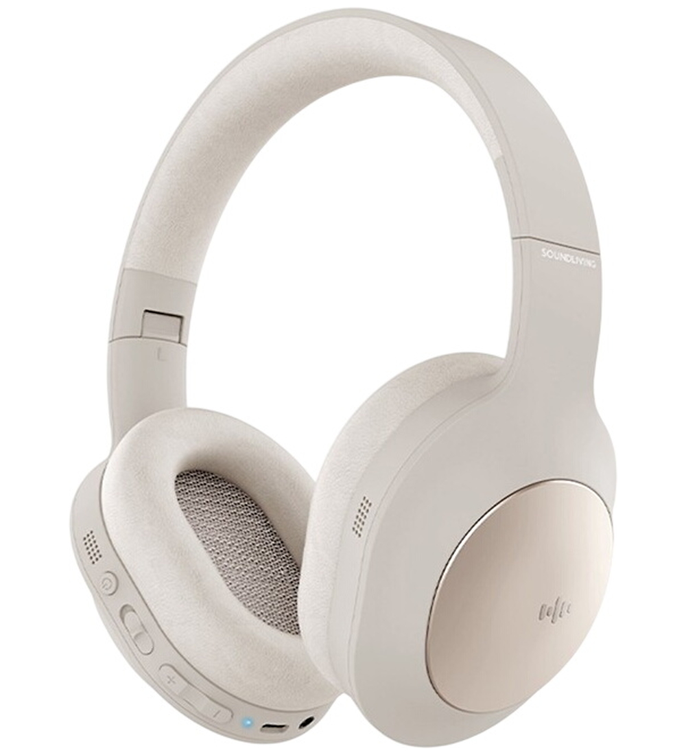 Soundliving Kopfhörer - Wave Pro - Over-Ear - ANC - Beige - Soundliving - One Size - Kopfhörer Soundliving Kopfhörer - Wave Pro - Over-Ear - ANC - Beige - Soundliving - One Size - Kopfhörer von Soundliving