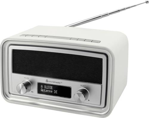 Soundmaster UR190WE Tischradio DAB+, UKW DAB+, UKW Weiß von Soundmaster