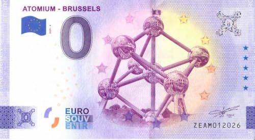 0 Euro Schein Atomium - Brüssel · Belgien · Souvenir o Null € Souvenirschein von Souvenir Porz