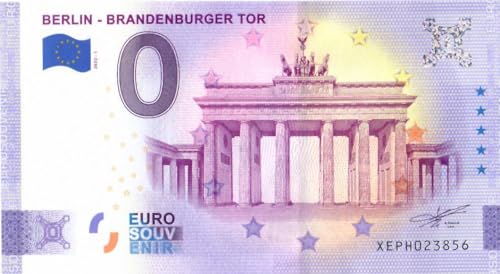 0 Euro Schein Berlin · Brandenburger Tor · Deutschland · Souvenir o Null € Souvenirschein von Souvenir Porz