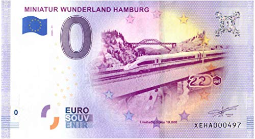 0 Euro Schein Deutschland · Miniatur Wunderland Hamburg · Ice 4 · ICE4 · Souvenir o Null € Souvenirschein - von Souvenir Porz