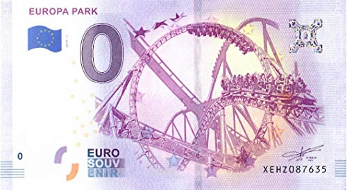 0 Euro Schein Europa Park · Achterbahnen · Deutschland · Souvenir o Null € Souvenirschein · von Souvenir Porz