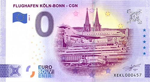 0 Euro Schein Flughafen Köln-Bonn · Deutschland · Souvenir o Null € Souvenirschein von Souvenir Porz