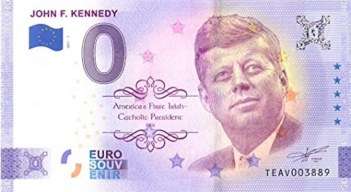 0 Euro Schein John F. Kennedy · Souvenir o Null € Souvenirschein von Souvenir Porz