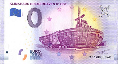 0 Euro Schein Klimahaus Bremerhaven 8° Ost · Deutschland · Souvenir o Null € Souvenirschein von Souvenir Porz