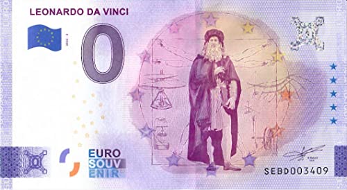 0 Euro Schein Leonardo da Vinci · Souvenir o Null € Souvenirschein von Souvenir Porz