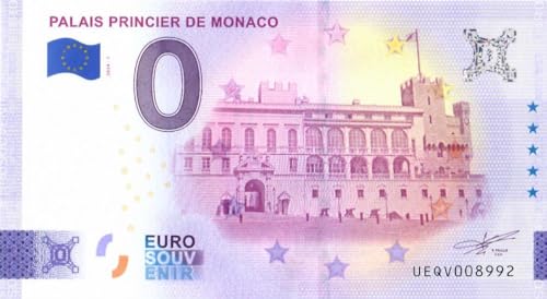 0 Euro Schein Monaco - Fürstenpalast · Palais Princier de Monaco · Souvenir o Null € Souvenirschein von Souvenir Porz