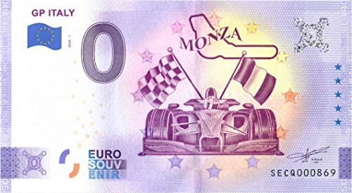 0 Euro Schein Monza · GP Italien · Anniversary · Souvenir o Null € Souvenirschein von Souvenir Porz