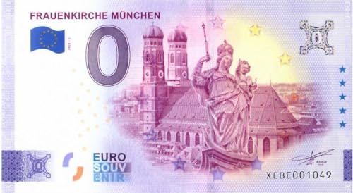 0 Euro Schein München · Frauenkirche II · Deutschland · Souvenir o Null € Souvenirschein · von Souvenir Porz