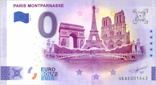 0 Euro Schein Paris - Montparnasse · Frankreich · Souvenir o Null € Souvenirschein von Souvenir Porz