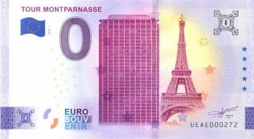 0 Euro Schein Paris - Tour Montparnasse · Frankreich · Souvenir o Null € Souvenirschein von Souvenir Porz