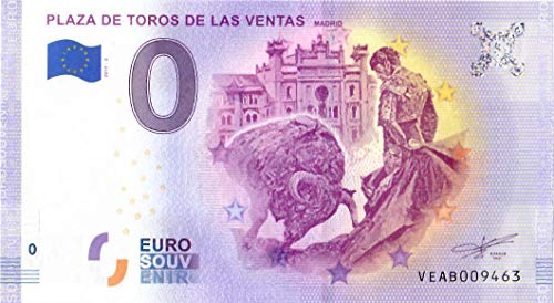 0 Euro Schein Plaza de Toros de Las Ventas Madrid · Spanien · Souvenir o Null € Souvenirschein von Souvenir Porz